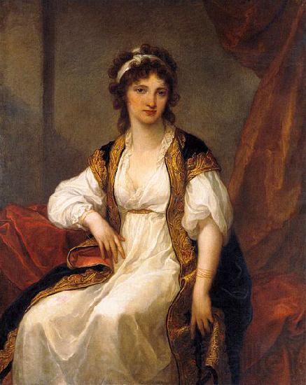 Angelica Kauffmann Portrait of Portrait of a Young Woman Spain oil painting art